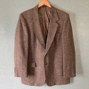 Arnie light gray 2 button lined wool vintage sport coat size 42R